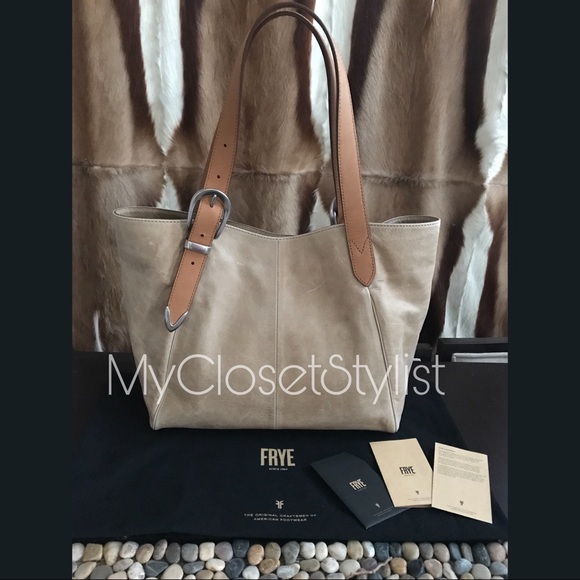 Frye Handbags - FRYE Leather Shopper Italy Tote RETIRED Jacqui NWT